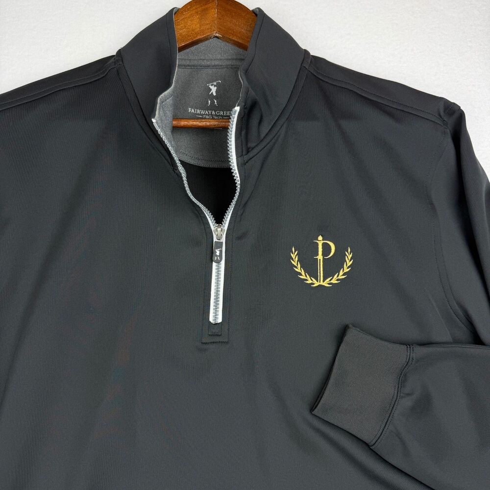 Fairway & Greene F&G Tech Men's XL Quarter Zip Golf Pullover